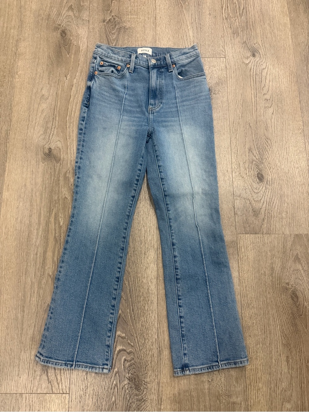 pistola Light Blue High-Rise boots cut jeans